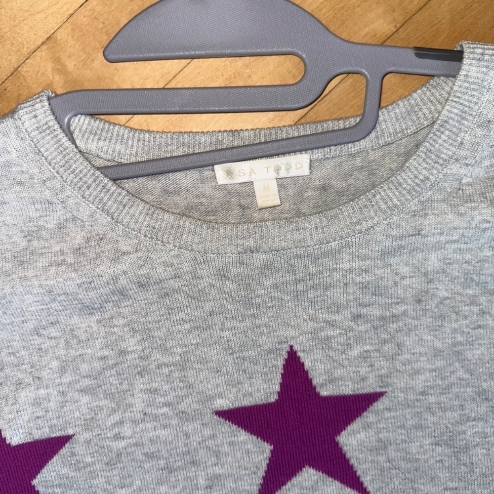 Lisa Todd Star Struck sweater, Med. CB2059 - Picture 3 of 5
